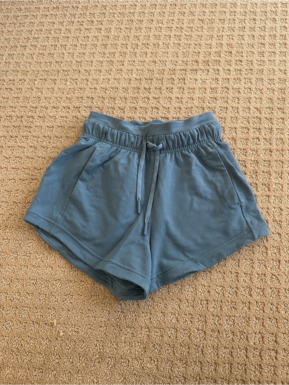 Lululemon Women’s Blue Drawstring Lounge Shorts